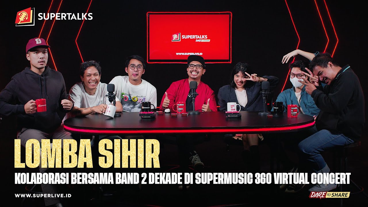 Lomba Sihir "Kolaborasi Bersama Band 2 Dekade di Supermusic 360 Virtual Concert" | #SUPERTALKS Eps.5