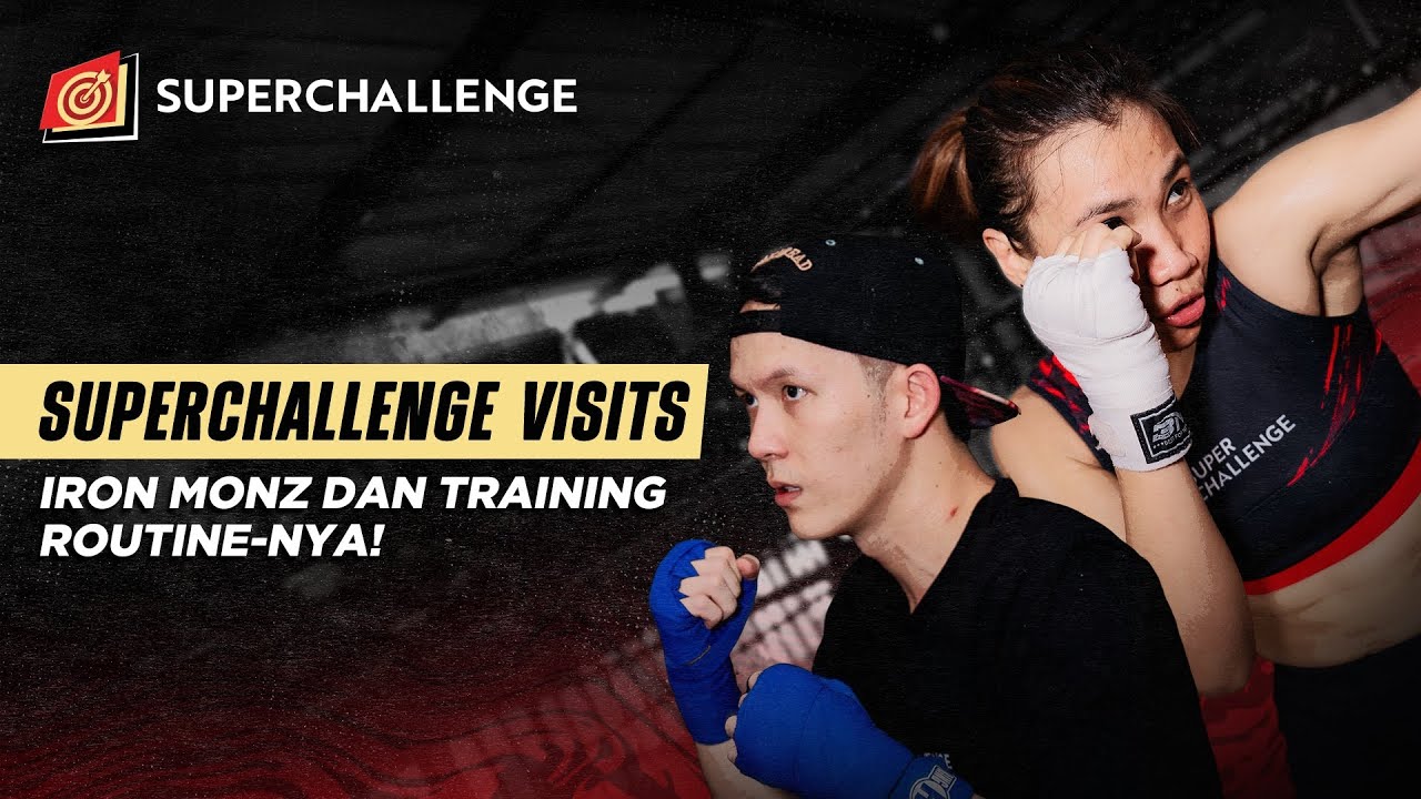 SUPERCHALLENGE VISITS - IRON MONZ ‪@ironmonz‬ DAN TRAINING ROUTINE-NYA!
