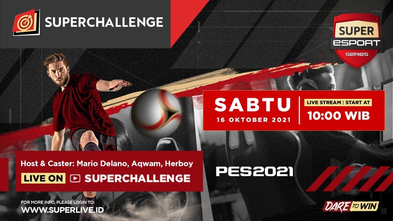 Live Streaming Super Esport Series PES 2021 Area RAJABASA vs SATRIA BAHARI (Week 1)