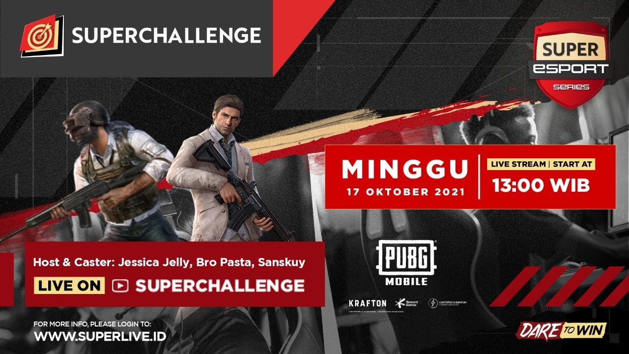 Live Streaming Super Challenge - Super Esport Series PUBG Mobile  (Week 1)