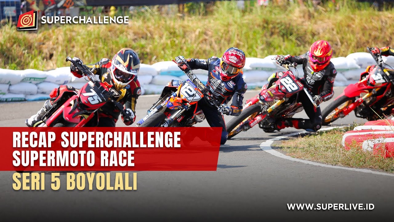 HIGHLIGHT SUPERCHALLENGE SUPERMOTO RACE 2024 SERI 5 BOYOLALI